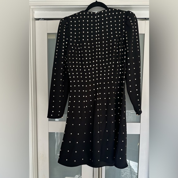 Boston Proper Crystal Embellished V Neck A Line Dress- Brand New - Picture 9 of 13